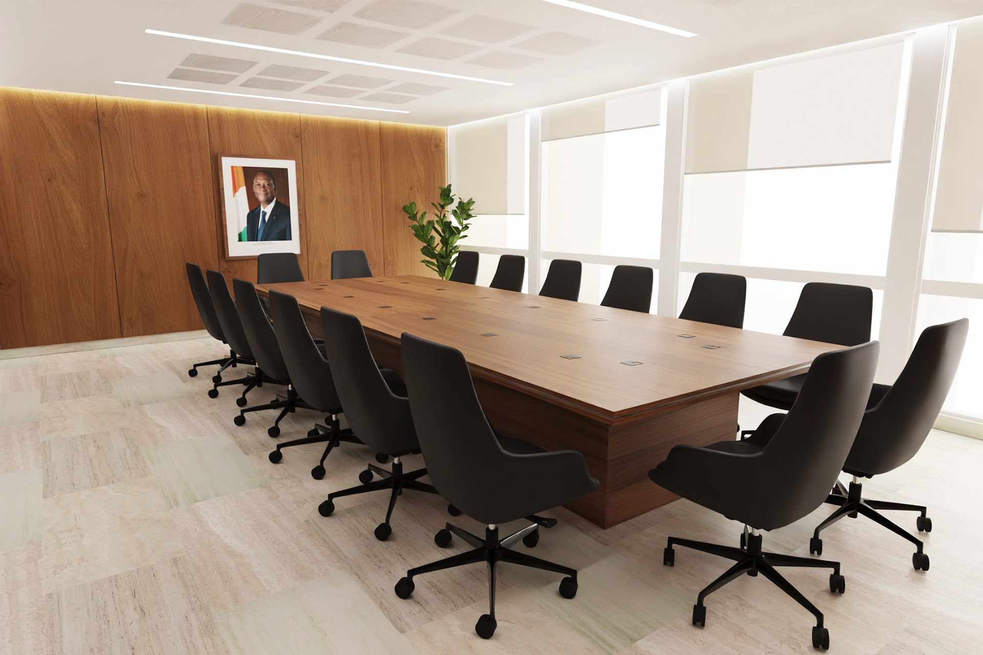 Table de réunion
