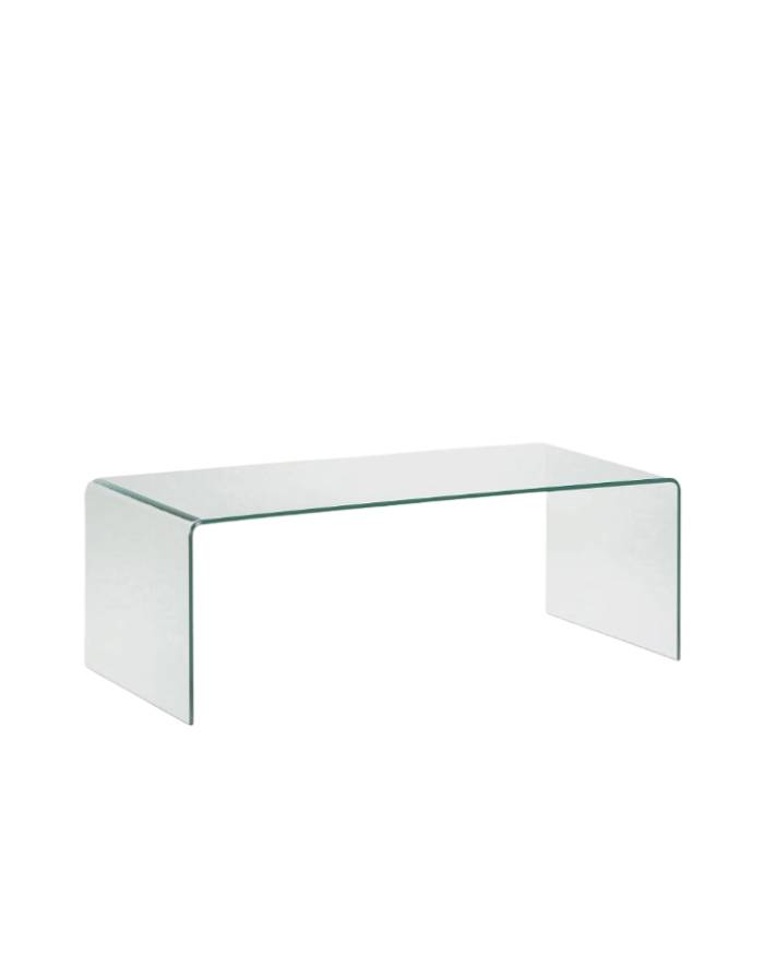 Table basse Burano en verre 110 x 50 cm