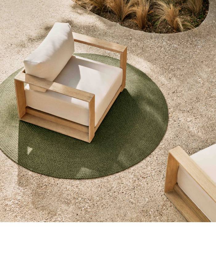 FAUTEUIL AMBRA EN BOIS D'ACACIA AVEC FINITION CLAIRE FSC