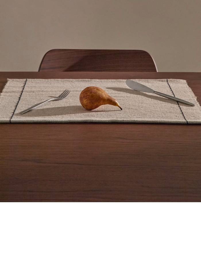 LOT DE 2 SETS DE TABLE LUNEL EN JUTE 50 X 35 CM