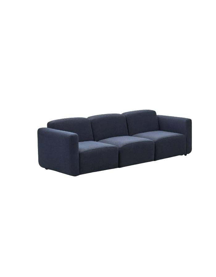 CANAPE MODULABLE NEOM 3 PLACES BLEU 263 CM