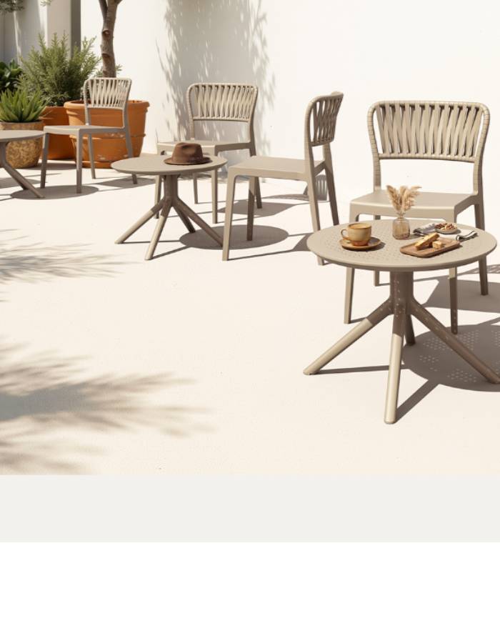 PORTOFINO CHAISE TAUPE