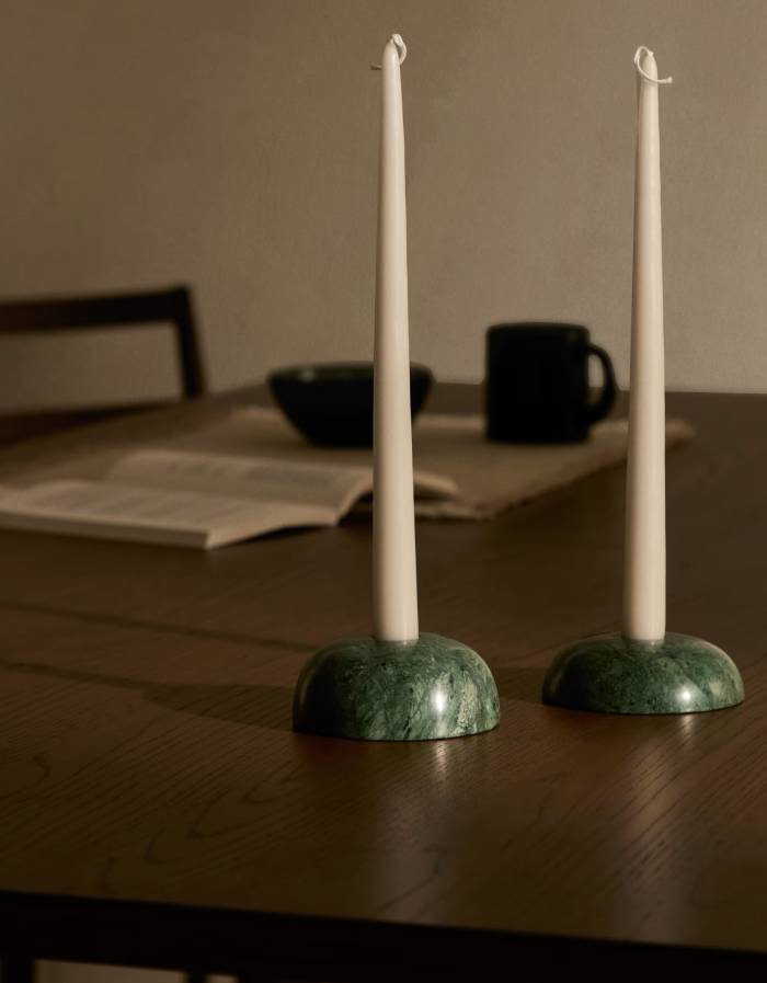 SINTIA Chandelier Sintia en marbre vert 4 cm