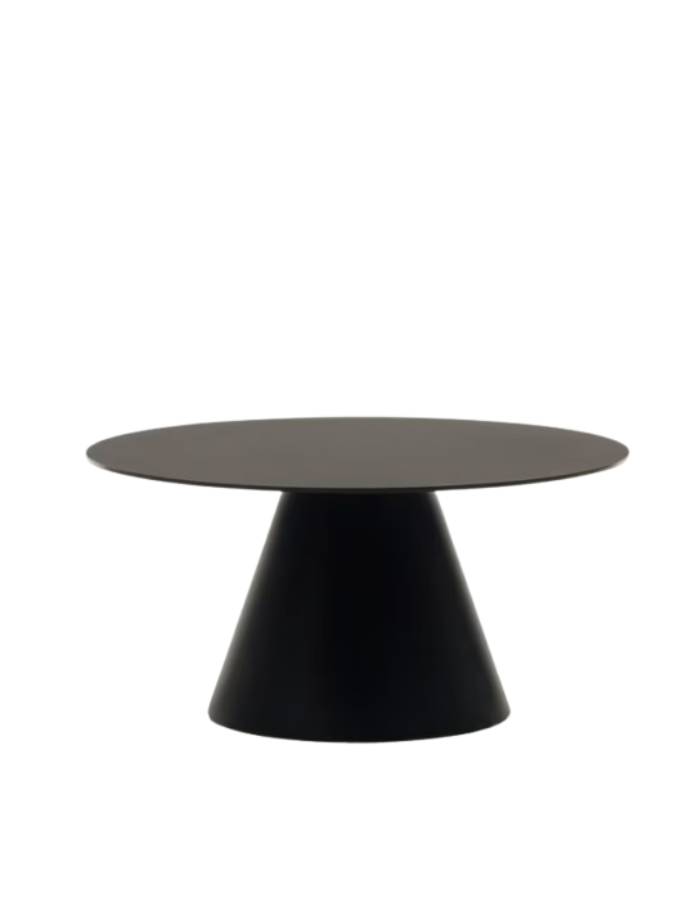 WILSHIRE Table basse en verre trempé et métal